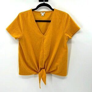 J.crew mustard yellow top